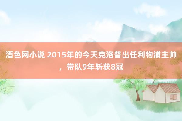 酒色网小说 2015年的今天克洛普出任利物浦主帅，带队9年斩获8冠